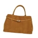 thumbnail image 4 of Bolsa de gamuza para mujeres Bolsa de mango superior Vintage de estilo vintage para vacaciones al aire libre Jengibre, 4 of 8