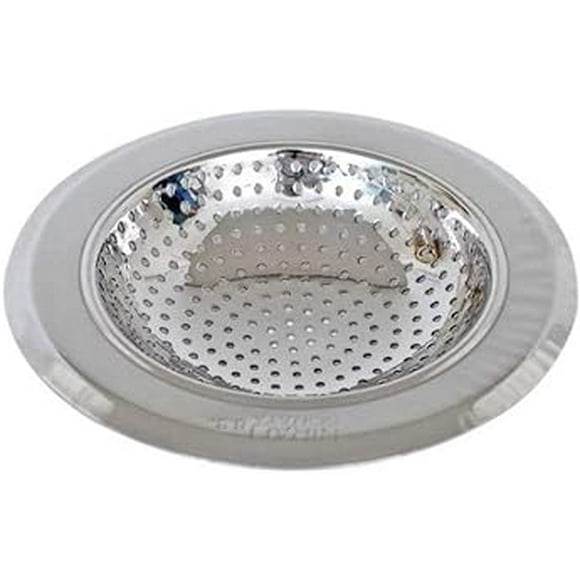 iKonbi Passoire d'Évier de Cuisine, Passoire en Acier Inoxydable Robuste, Panier d'Égouttage de Cuisine, Bouchon-Filtre, Égouttoir pour Évier, Jali 9 cm