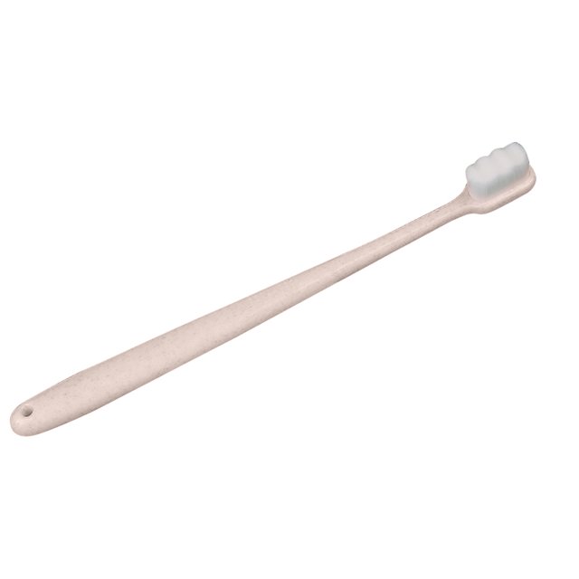 Seitruly Cepillo de de cerdas suaves Herramienta práctica de limpieza bucal Limpiador bucal Salud Beige Seitruly CE009711-06