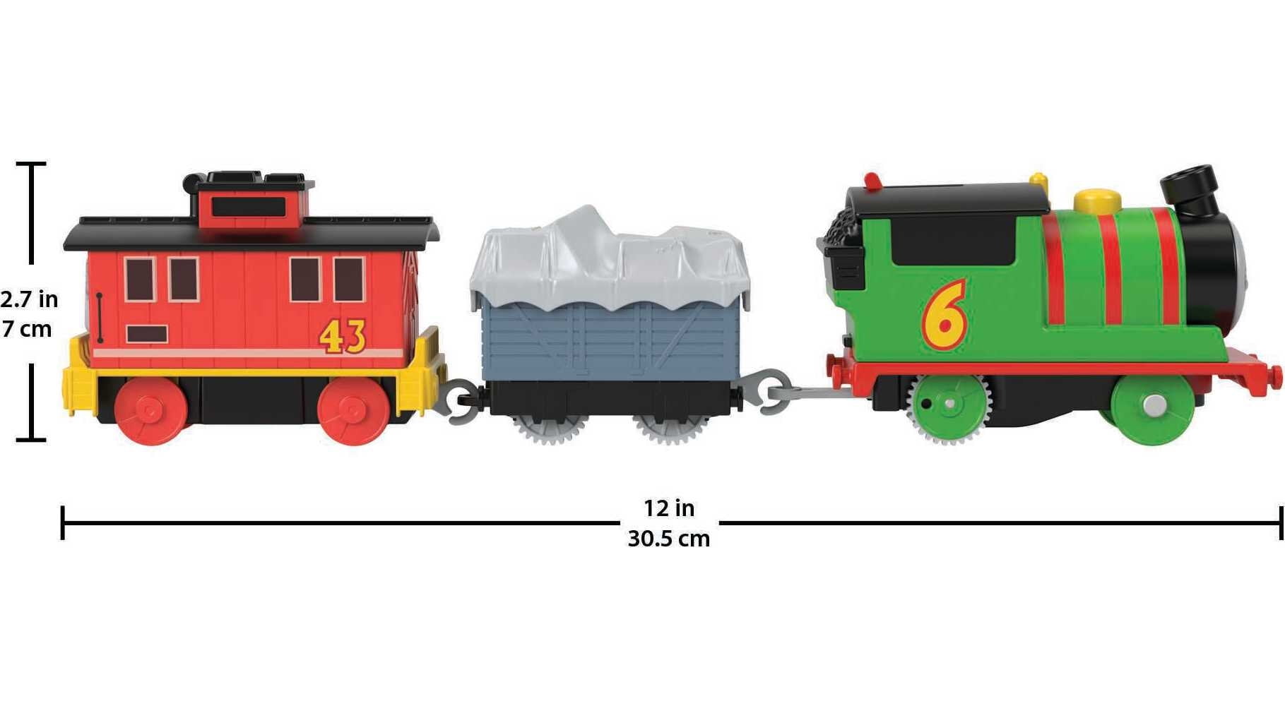 Thomas & Friends Percy & Brake Car Bruno Motorized Vehicle Set(Selections May Vary)
