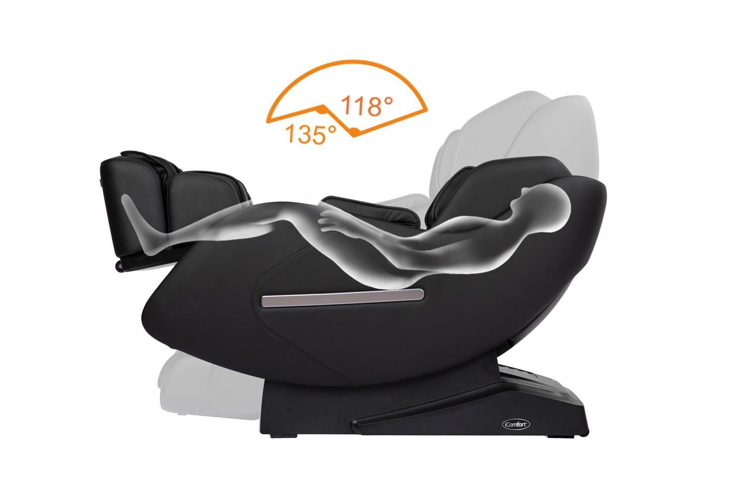 Chaise de massage iComfort IC3860 Noir