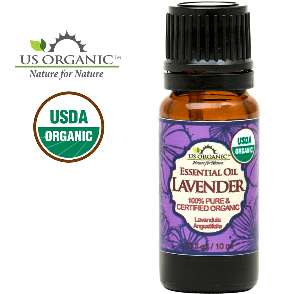 US Organic 100% Pure Certified USDA Organic - Lavender Essential Oil - 10ml