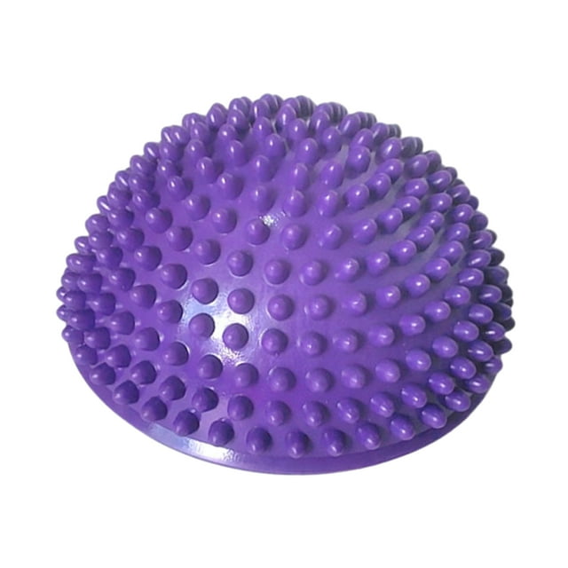Advancent La vaina de la del PVC para todos los niveles de aptitud las bolas semicirculares seguras y durables de la yoga se divierte la vaina de Accesorios para máquinas de ejercicios púrpura