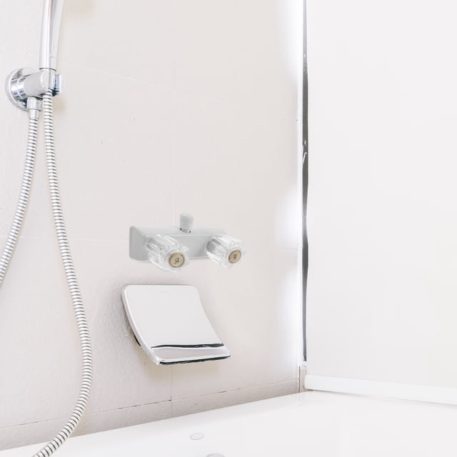 NIYANGLE Rv Faucets Bathroom Plastic White 1Set Perfect For Outdoor Bathing In Vehicles By Rv Owners