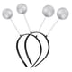 thumbnail image 4 of 5 diademas de extraterrestre con antenas marcianas, accesorios para disfraz espacial, diademas con bolas de purpurina para cumpleaños, fiestas navideñas., 4 of 7