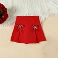thumbnail image 5 of Fesfesfes Outfits For Kids Kids Girls Summer Outfits Toddler Girls Short Sleeve Shirts Tops Pleated Skirt Set 2Pcs Clothing For Girls 2-8 Years, 5 of 7