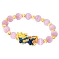 thumbnail image 1 of Pulsera de moda Hugo Obsidiana Shui Rosado para mujeres y hombres, 1 of 7