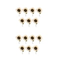 thumbnail image 1 of QualitChoice 7pcs Artificial Sunflowers Single Stem Fake Flowers Bouquet Realistic Simulation Wedding Decoration Garden for DIY Home White 2PCS, 1 of 6