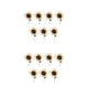 thumbnail image 4 of Ramo de flores artificiales Naiovety 7pcs girasoles decoración de la boda Blanco 2Conjunto, 4 of 6