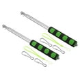 thumbnail image 1 of Unique Bargains 1.6M/5.2ft Telescopic Handheld Flagpole,2Set Pointer Stick w Sponge Handle Green, 1 of 8