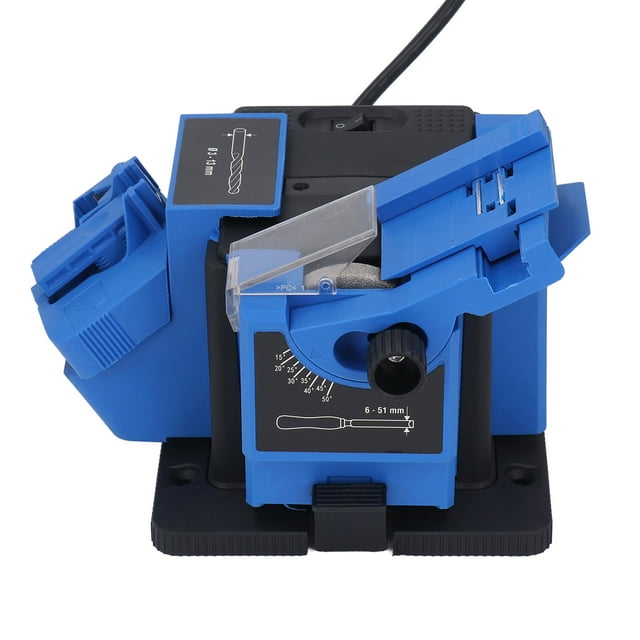 Multi Task Sharpener, Impact Resistance High Strength Electric Sharpener Adjustable Fast Speed Multifunctional For Scissors For Chisels US Plug 110V