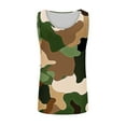 thumbnail image 4 of VBTAPA Men's Workout Tank Tops Lightweight Gym Bodybuilding Training Fitness Undershirts Sleeveless Camo T Shirts Camouflage#12 M, 4 of 6