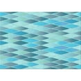 thumbnail image 1 of Ahgly Company Machine Washable Indoor Rectangle Transitional Macaw Blue Green Area Rugs, 5' x 8', 1 of 7