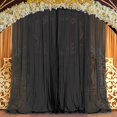 thumbnail image 4 of 1 Panel Fiber Sheer Backdrop Curtain Arch Drapes Wrinkle-Free 5ft x 9.2ft, 4 of 24