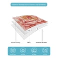 thumbnail image 5 of Pink Peony Blossom Full Size Down Alternative Comforter, Lightweight Comforter Quilt Bedding Set with Pillow Shams Spring Botanical Floral Watercolor All Seasons Bed Comforter Duvet Insert 78"x90", 5 of 7