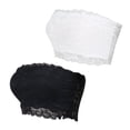 thumbnail image 4 of unbranded 2Ud Top Bralette Negro Con Encaje Elástico Cómodo Y Transpirable Para Días Calurosos, 4 of 8