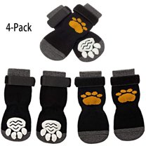 Anti-Slip Dog Socks to Prevent Licking Paws,Anti-Slip Dog Socks with Adjustable Straps for Indoor Hardwood Floors，S