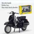 thumbnail image 5 of WELLY 1/18 Alloy 2016 VESPA PX Diecast Motorbike Model Simulation Model Vehicles Collectible Hobbies Collection Children Gift WHITE, 5 of 5