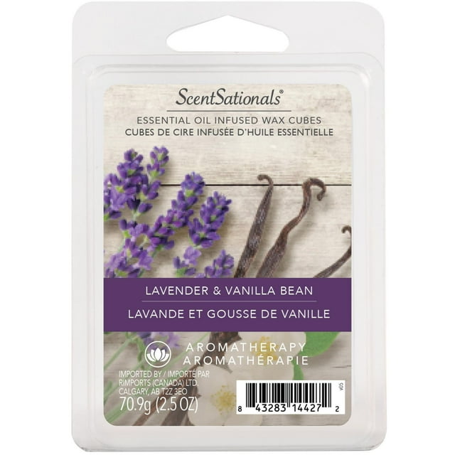 ScentSationals Scented Wax Cubes - Lavender & Vanilla Bean