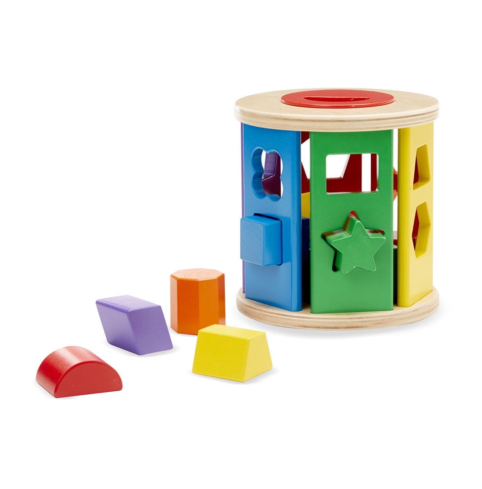 Melissa and Doug Match & Roll Shape Sorter
