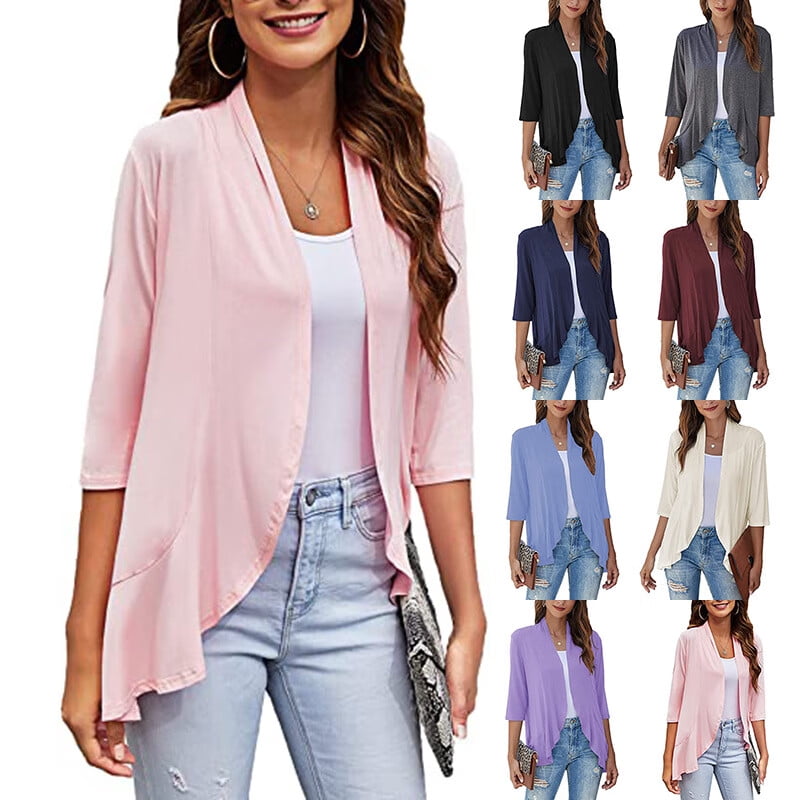 Cozy Lightweight Open-Front Cardigan — Soft, Drapey Long-Sleeve Comfort