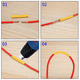 thumbnail image 4 of Set Terminales  Bloosom Aisladas Conectores Con Tubos Termorretráctiles 678 Pzas Multicolor, 4 of 4