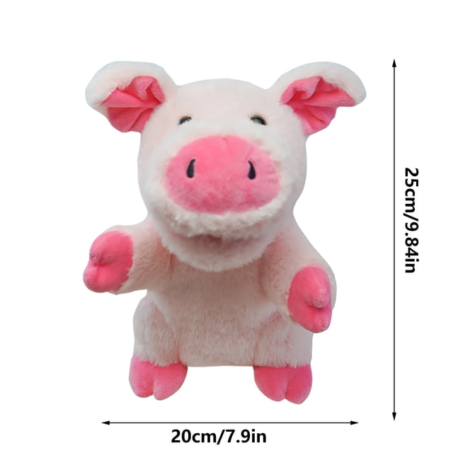 Farm Animal Hand Puppet with Movable Mouth - Interactive Calf Toy for Role-Play and Storytelling, Soft Fabric Design, Encourages Parent-Child Communication