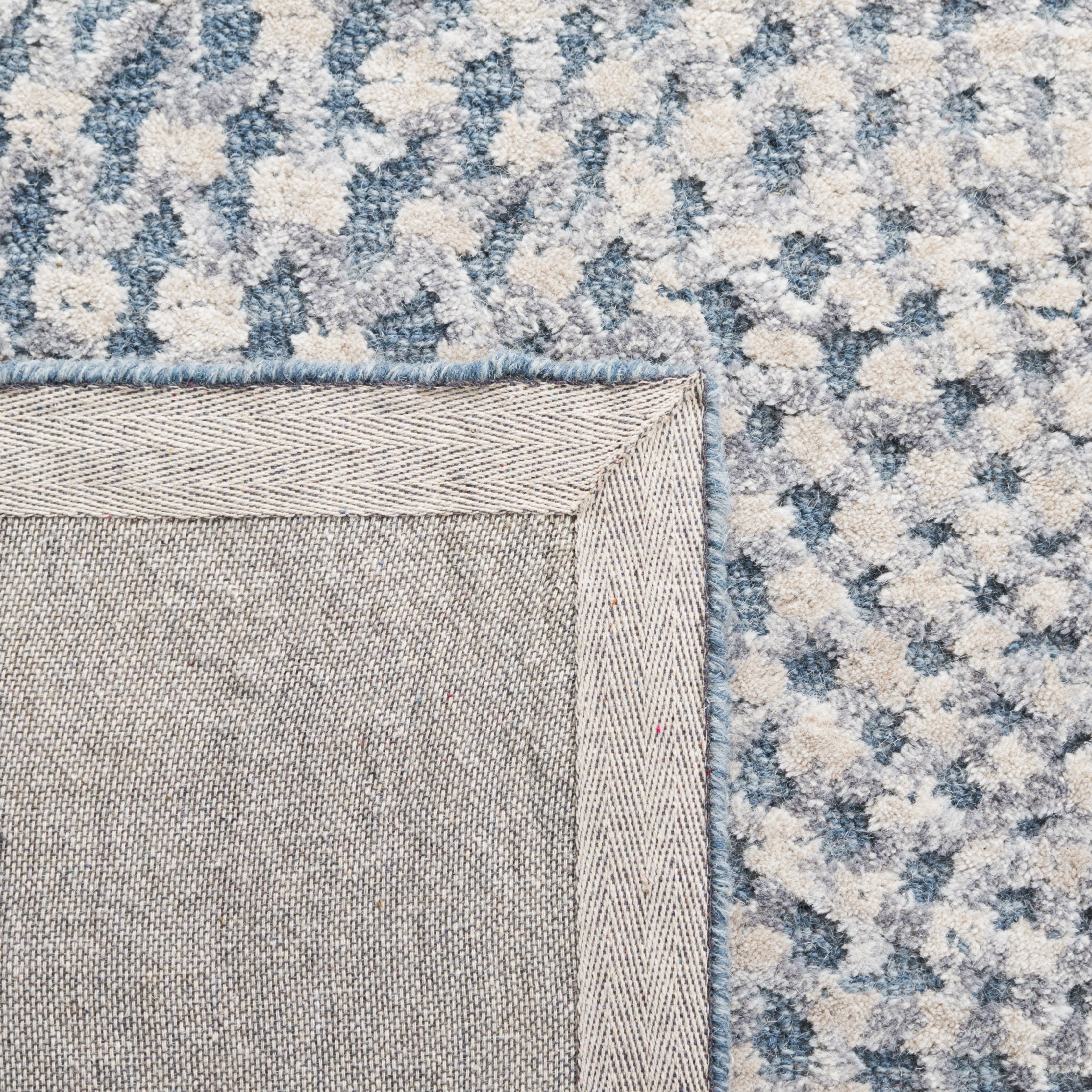 SAFAVIEH Metro Claude Geometric Runner Rug, Grey/Beige, 2'3" x 9'