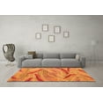thumbnail image 3 of Ahgly Company Indoor Rectangle Oriental Orange Modern Area Rugs, 8' x 12', 3 of 4