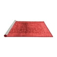 thumbnail image 2 of Ahgly Company Machine Washable Indoor Rectangle Abstract Red Modern Area Rugs, 2' x 4', 2 of 4