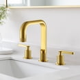 thumbnail image 6 of Wishful 8. in Widespread 2-Handle Brass Bathroom Faucet in Brushed Gold, 6 of 15