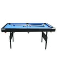 thumbnail image 4 of Aukfa 5.5 ft 3 in 1 Pool Table, Folding Billiard Game Table, Blue, 4 of 8