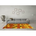thumbnail image 3 of Ahgly Company Indoor Rectangle Oriental Yellow Industrial Area Rugs, 7' x 10', 3 of 4