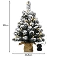 thumbnail image 4 of Costway 60cm Árbol de Navidad Iluminado con Temporizador 30 Luces LED para Mesas y Escritorios Verde, 4 of 7