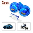 thumbnail image 3 of 2Pcs Dual Tone Snails Horn 12V Electric Snail Horns  for Motorcycles Cars and Small Yachts, 3 of 7