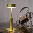 thumbnail image 4 of Dimmable Table Lamp Bar Decor Battery Dimmable Touch Desk Restaurant Desk Lamp Switch Night Bedside Cylindrical Gold, 4 of 7