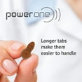 thumbnail image 4 of Power One Hearing aid Batteries Size 312 - p312 Battery for Hearing aid, Long-Lasting. Mercury-Free 1.45v zinc-air Hearing aid Batteries. (120 Batteries) - Expiration Date June 2028, 4 of 8