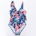 thumbnail image 4 of VBVC Women One Piece Swimsuit Ruffle Sling Monokini Jumpsuit Swimsuit V Neck Bathing Suit, 4 of 6