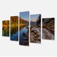 thumbnail image 2 of Placid Lake between Mountains - Impression sur Toile Paysage, 2 of 3