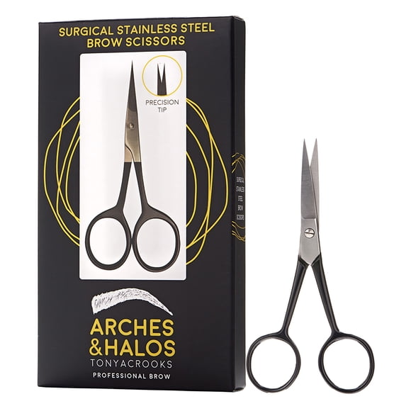 Tijeras quirúrgicas Arches & Halos para cejas de acero inoxidable Arches & Halos Tijeras 1 Pc