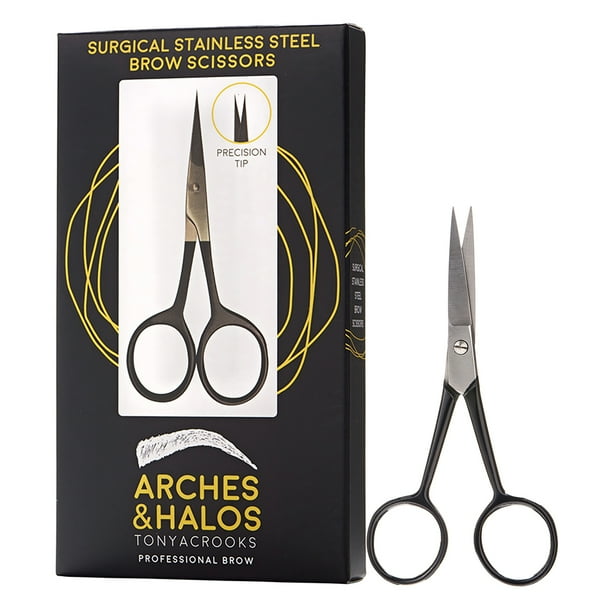 Tijeras quirúrgicas Arches & Halos para cejas de acero inoxidable Arches & Halos Tijeras 1 Pc
