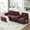 Dark Red, variant on MOONMISS Corduroy Upholstered L-Shaped 4-seater Storage Multifunctional Sectional Sofa with Storage Ottoman-Dark Grey