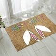 thumbnail image 7 of XEOVHV Happy Easter Decorative Door Mat, Bunny Eggs Welcome Doormat for Indoor Outdoor, Spring Floor Mat Entry Rug Non-Slip Washable for Porch Front Door Entrance 16x24 Inch, 7 of 7