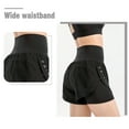 thumbnail image 2 of Yeacher Women 2-in-1 Sports Shorts High Waist Print Quick-drying Breathable Running Fitness Sportswear, 2 of 7