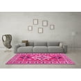 thumbnail image 3 of Ahgly Company Indoor Rectangle Geometric Pink Traditional Area Rugs, 8' x 12', 3 of 4