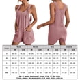 thumbnail image 2 of Monos De Mujer Monos de mujer Pantalones cortos sueltos casuales sin mangas con tirantes (Rosa XL) Ygjytge para Mujer Rosa T XL, 2 of 6