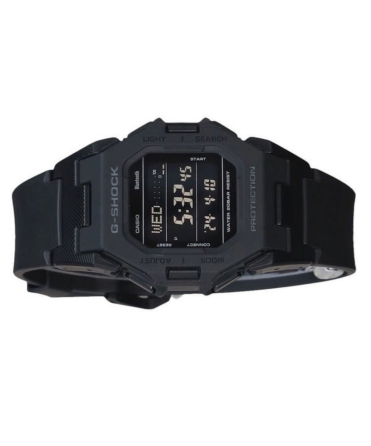Casio D-B500-1 G-Shock Digital Smartphone Link White Resin Strap Quartz GD-B500-1 200M Men's Watch