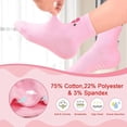 thumbnail image 4 of Baby Toddlers Girls Socks, 12 Pairs Non Slip Kids Grips Toddler Grippy Girl House Socks with Grippers for 0-7 Years, 4 of 5