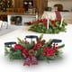 thumbnail image 1 of Candelabro Navideño de Tres Patas para El Hogar, Candelabro de Escritorio, Guirnalda de Ratán, Decoración para Fiestas, Adornos a Juego., 1 of 5