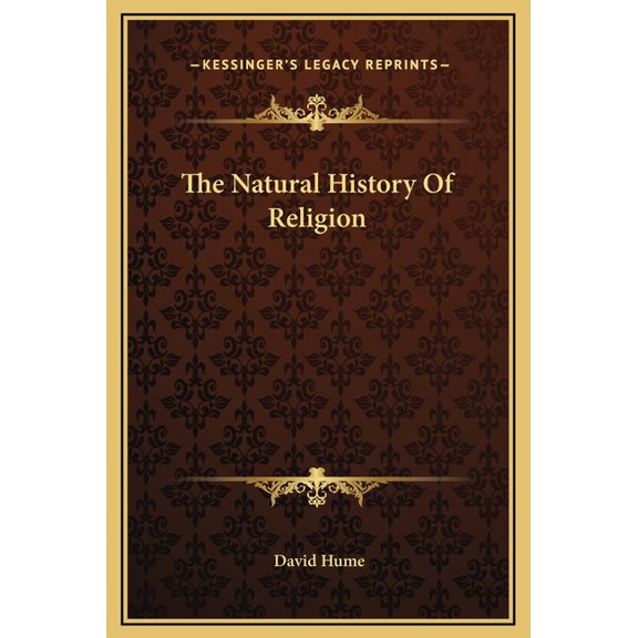The Natural History Of Religion (Hardcover)